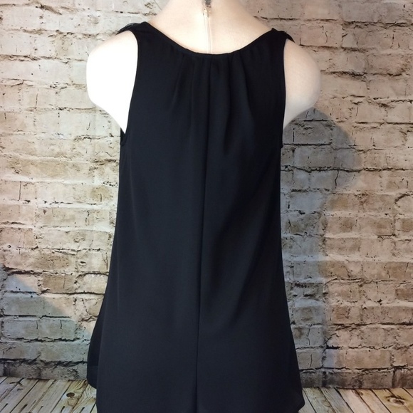 NWOT Express Black Fringe Tank Top - Picture 4 of 8